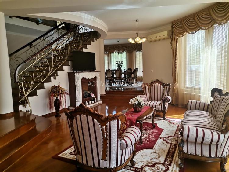 Vila Jolie Ville,D+P+1+M,7 camere,4 bai,foisor,piscina,2 parcari curte, mob,util - 6