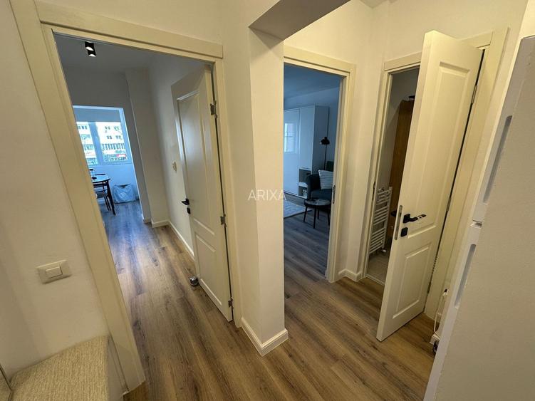 Garsoniera 45mp Metrou Obor Eminescu pat canapea Nou Renovata 2026 - 12