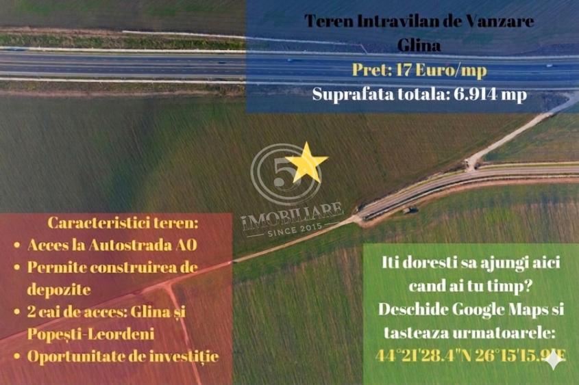 Teren 6913 mp pentru Hale – Investiție Ideală langa Autostrada A0