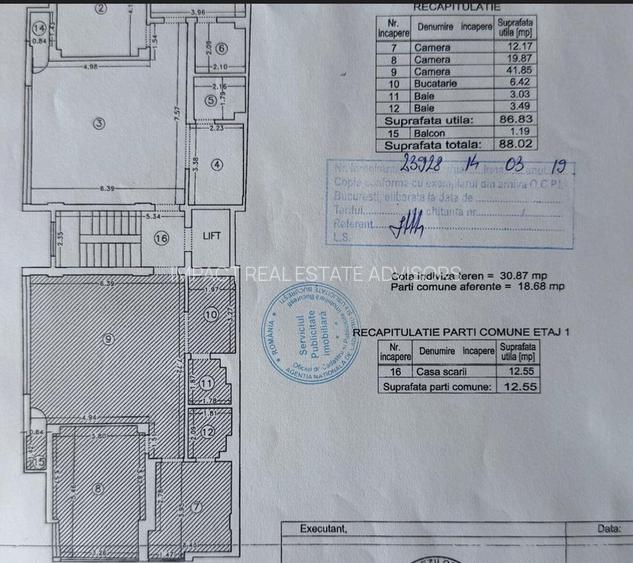 3 camere + LOC DE PARCARE SUBTERAN || CLUCERULUI - KISELEFF || - 1