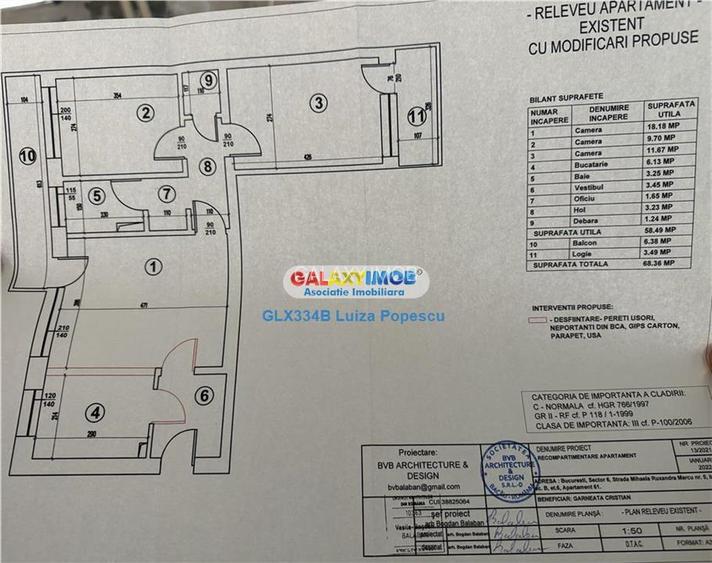 Apartament 3 camere AFI COTROCENI-BD TIMISOARA et 6|8,reabilitat - 11