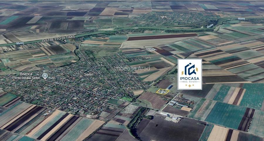 Hala industriala, depozitare vanzare,inchiriere Seitin Arad 10 km vamă - 15