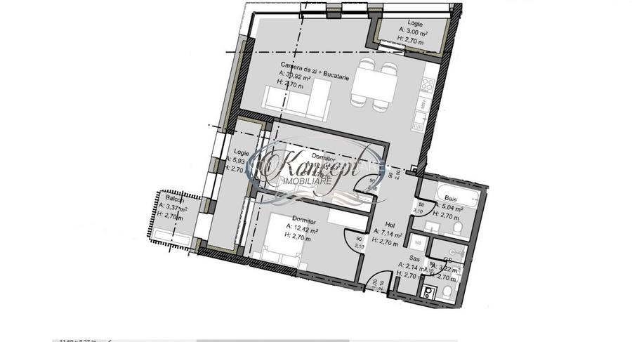 Proiect exclusivist clasa energetica A+ in zona semicentrala - 1