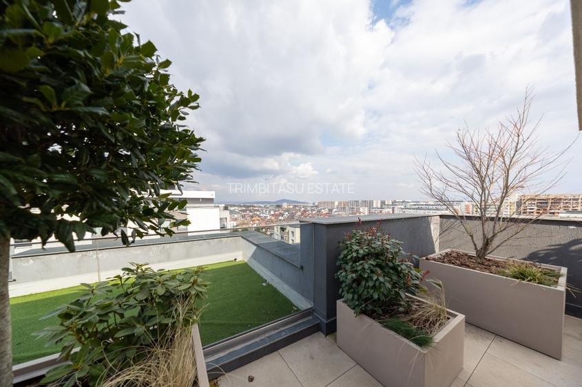 Penthouse superb, 3 camere+parcare subterana ,203 mp-Coresi - 22