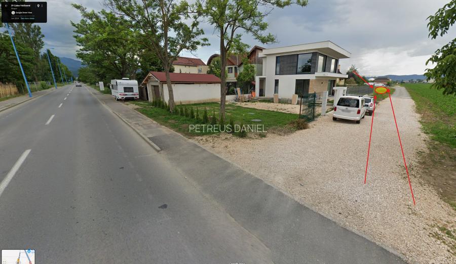 Inchiriez teren Brașov - Calea Feldioarei 39 - 1308 m2 - 1.69E mp - 2210E - DP - 4