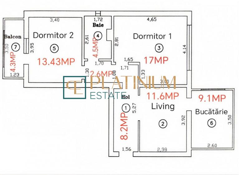 P4808 Apartament  cu 3 camere in zona Sagului,CENTRALA PROPRIE, RENOVAT  - 10
