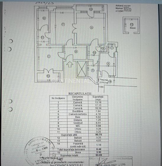 Centrul Vechi Oportunitate Apartament Lux 3 cam /80mp utili - 22