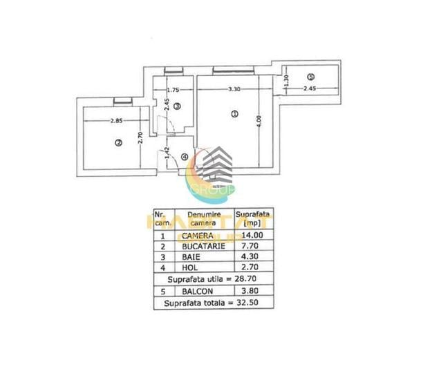 N. Grigorescu Garsoniera 33 mp decom. ACTE GATA DE MUTARE - 2