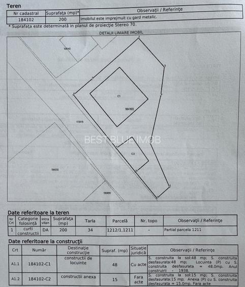 Casa + teren 200 mp, toate utilitatile, Galata, Dealul Galata, strd. Caramidari - 2