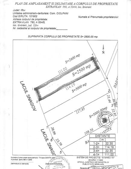 Teren de Vis cu Deschidere la Lac – Izvorani, 2.500 mp pe Malul Snagovului! - 1