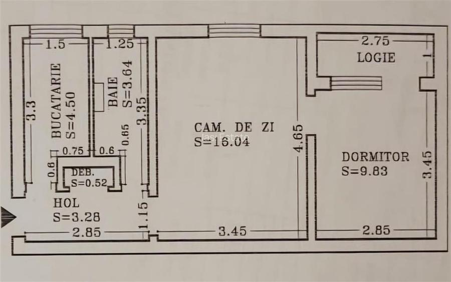Apartament cu 2 camere - 2