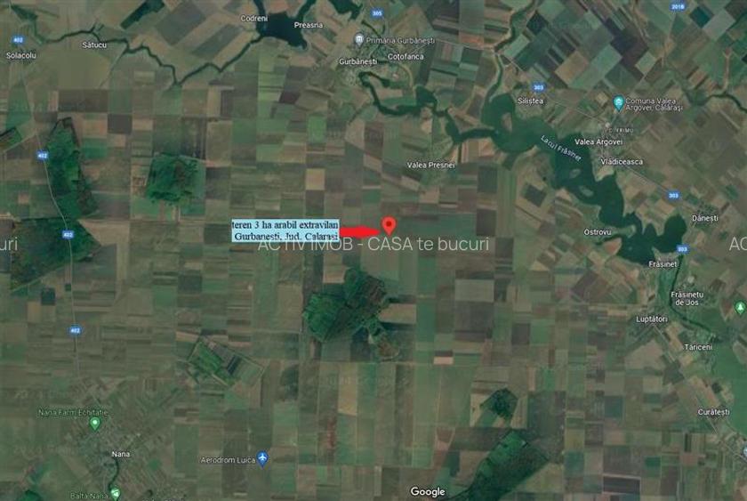 Vând teren arabil (3 ha) în Gurbănești, jud. Călăr - 6