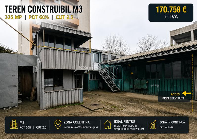 Teren construibil M3 | Ideal locuinta, boutique residential sau sediu firma - 3