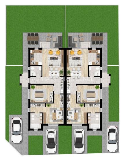 Direct Dezvoltator: Duplex pe Parter cu Master Bedroom - 4