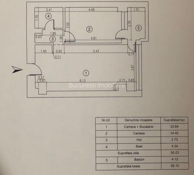 Apartament 2 Camere,Titan,Policlinica,bl.2014,Amenajat,centrala,Liber - 8