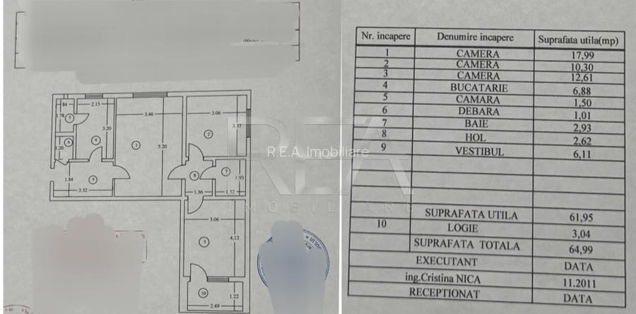 3 camere, et 3/4, anvelopat, 65mp-Drumul Taberei - 7