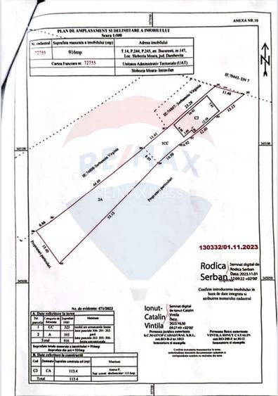 Teren intravilan 1000 mp cu cladire de vanzare Slobozia Moara - 9