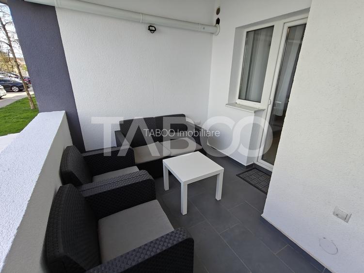 Apartament modern 3 camere - mobilat si utilat - balcon si parcare - 12