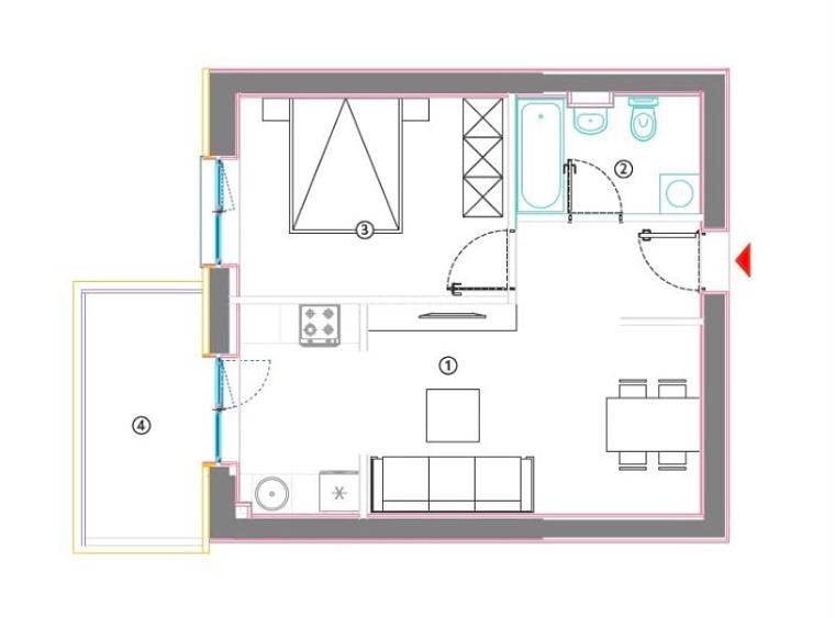 DIRECT PROPRIETAR - Apartament 2 Camere - Ansamblul Hils Titanium - 11