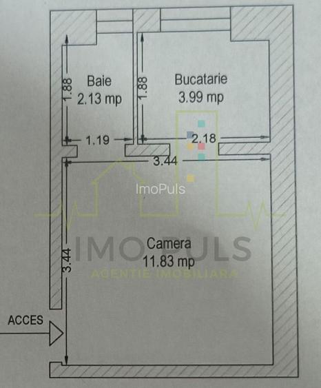 Bucatarie separata. Centrala proprie. Bloc izolat. - 1