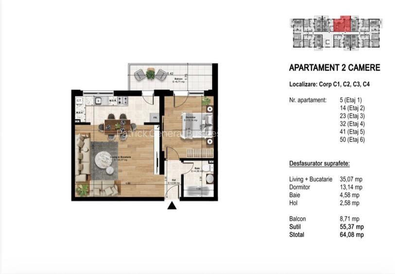 Vanzare Apartament 2 camere vis a vis de Confort City-Trend Residence - 2