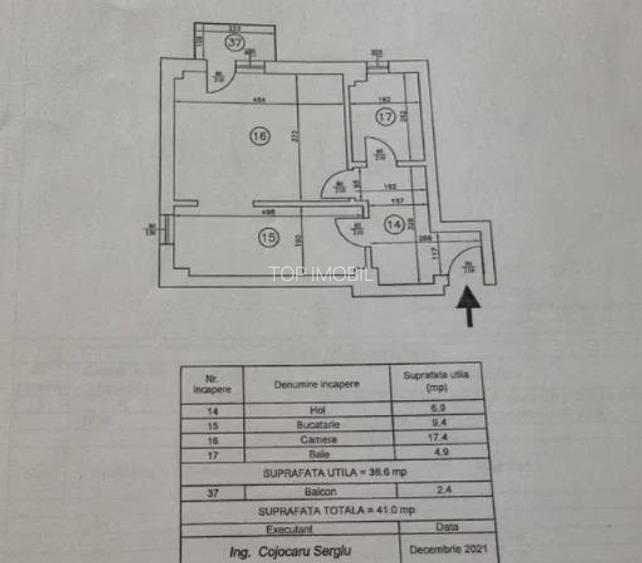 Apartament cu 1 camera, bloc nou, loc de parcare - Valea Lupului - 5