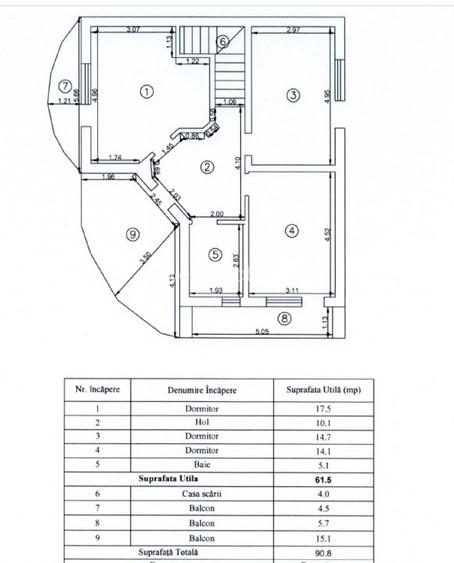 Vila finalizata, disponibila cu 600 sau 1000 mp teren, Rediu, IASI - 24