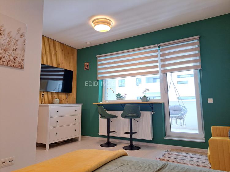 Studio 44mp bloc 2024 mobilata si utilata complet, design special, etaj 8 din 10 - 2