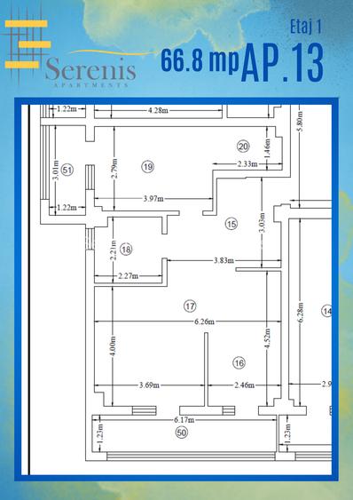 Intabulat!! Ap 2 camere+parcare+boxa, 66.8 mp,Pacurari - 1