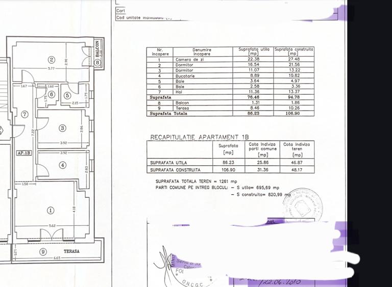 3 camere decomandat, bloc 2010, metrou , pereti interiori din caramida - 12