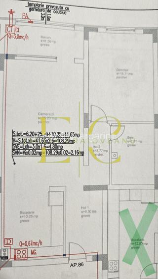 VANZARE: APARTAMENT 2 CAMERE + PARCARE SUBTERANA,75 M2, ISARAN - 10