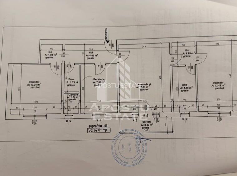 Apartament 3 camere, 2 bai, semidecomandat, renovat, Zona Kiriac - 12