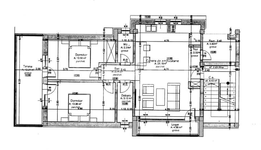 Apartament cu 3 camere | 70mp | 2 parcari | Buna Ziua - Hotel Athos! - 11