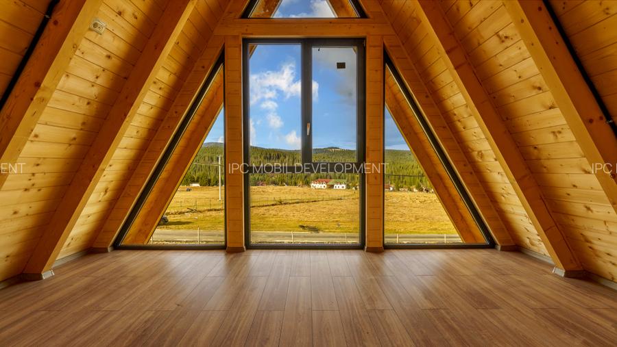Cabană A-Frame finisată, Smida, 115 mp utili, teren 700 mp - 10