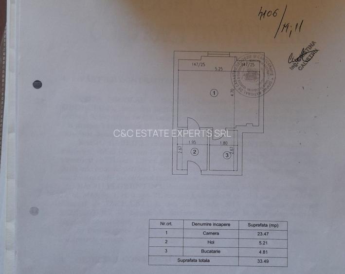 Universitate-Unirii| 5 min. metrou| Garsoniera cu centrala proprie - 1