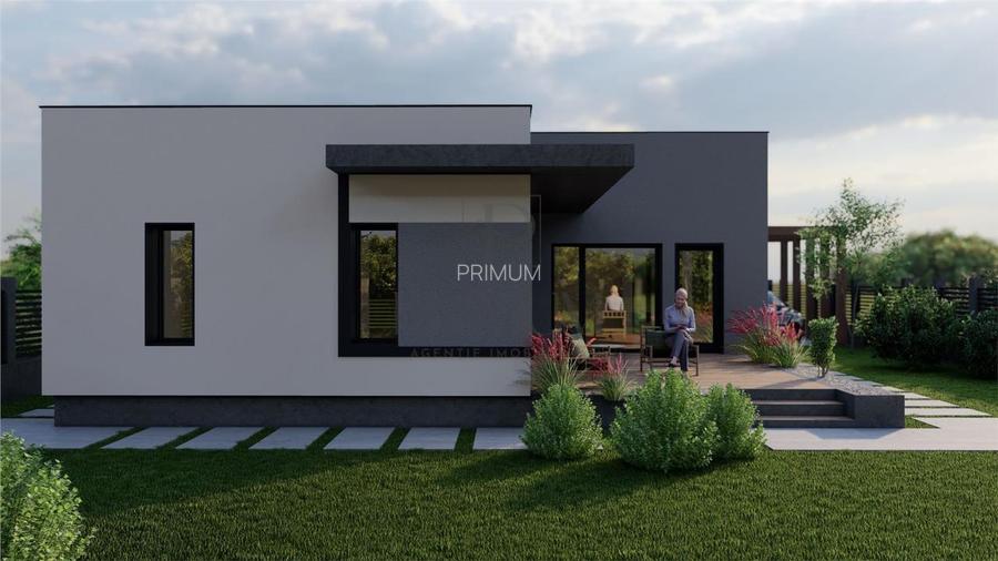 Casa individuala - la rosu - teren 606 mp utili - 3