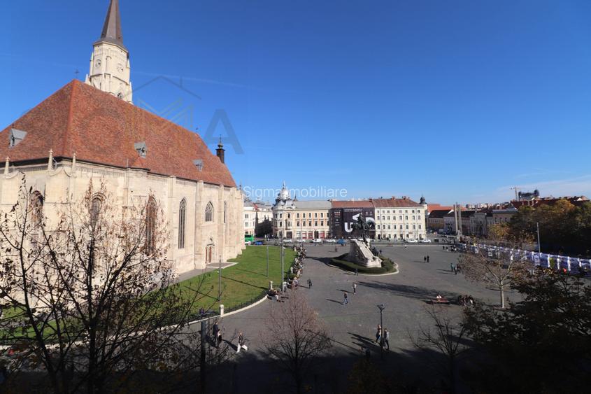 Apartament boem in inima Clujului, 86 mp, vedere superba spre Piata Unirii - 11