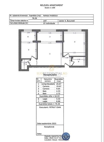 Apartament cu 3 camere de vanzare, Brancoveanu - Alunisului, Sector 4 - 1