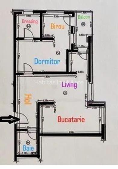 Apartament 2 camere, finisat modern,parcare subterana Floresti Eroilor - 5