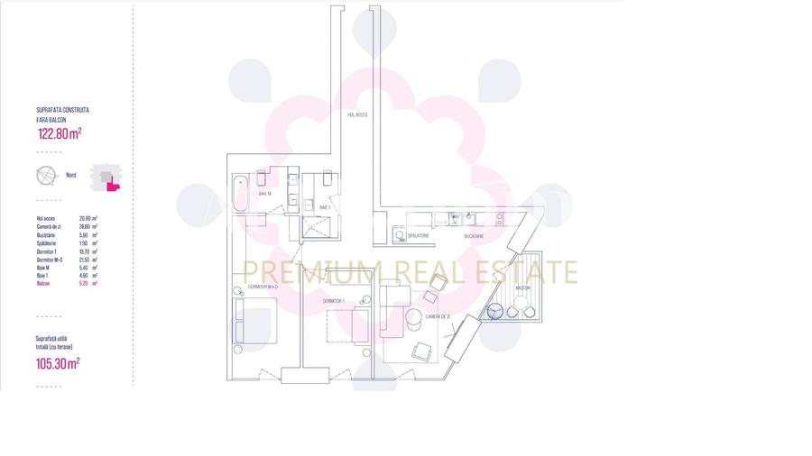 Apartament NOU impresionant cu 3 camere/ complex rezidential One Verdi Park - 1