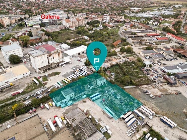 Oportunitate! Teren 6820mp cu clădiri industriale pe strada Poetului, Arad - 2