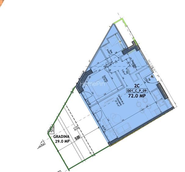 Apartament 2 camere cu gradina si view lac - One Lake District - 1