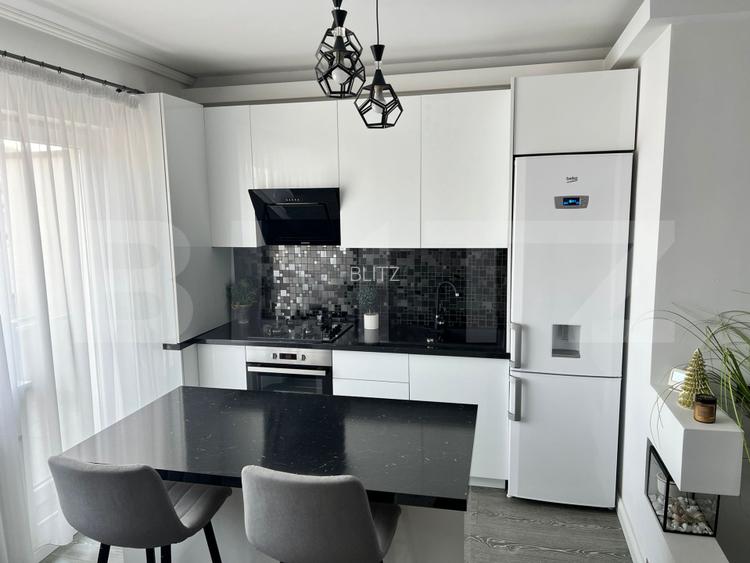 Apartament cu terasa, mobilat si utilat, lift, zona Metro - 5