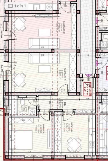 Apartament 2 camere cu bucatarie separata - Str. Unirii, Selimbar - 9