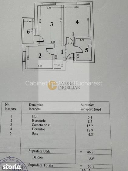 2 Camere - 50MP | Decomandat | 3/4 | Parcare Subteran | 2022 | M Pacii - 1