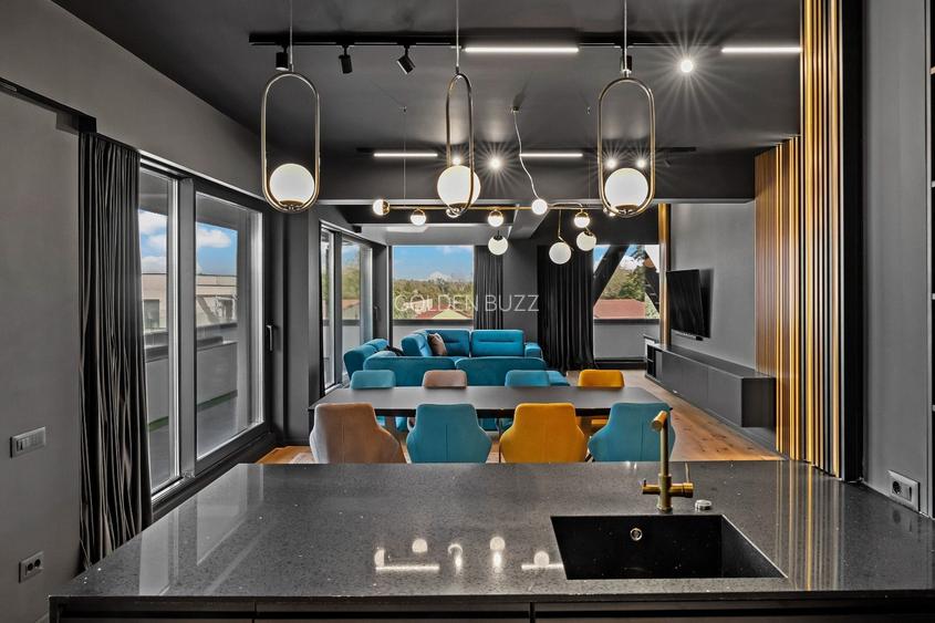 Apartament 3 camere lux | 140 mp | 33 mp terasă | Șos. Petricani - 27