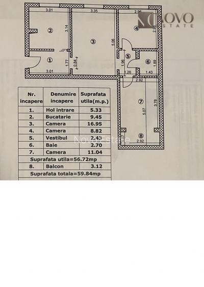 Apartament 3 Camere | Metrou 1 Decembrie 1918 | Centrala Proprie - 10