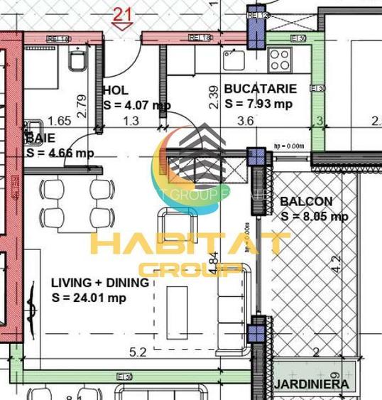 Garsoniera noua Mihai Bravu balcon de 8 mp investitie - 13
