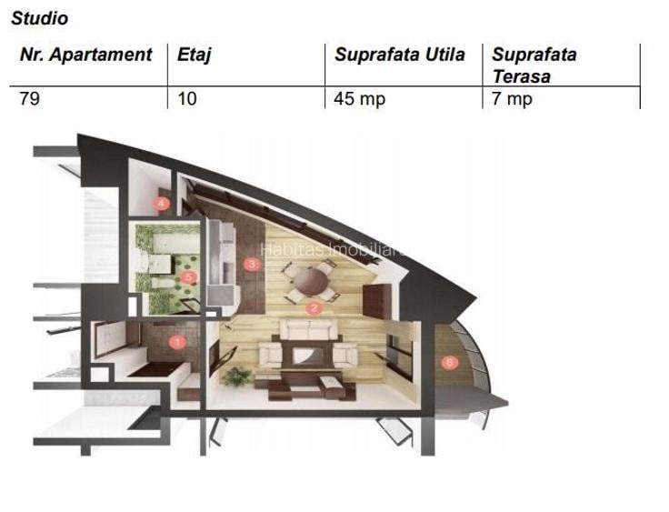 Studio Premium | West City Tower | Cea Mai Înaltă Clădire Rezidențială - 7