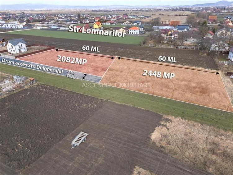 2.082 mp teren intravilan Stupini, zona de case,utilitati in apropiere,40 euro m - 6